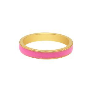 Pink Enamel Ring